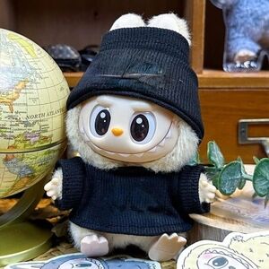 LABUBU Print Shirt With Print Black Hat-LABUBU NOT INCLUDED